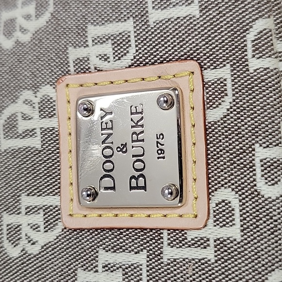 Dooney & Bourke Canvas Leather Wristlet Wallet Purse - Picture 11 of 11